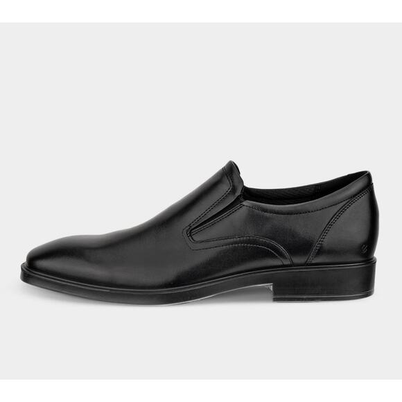 ECCO metropole milan Men's Leather Slip-On Derby Shoe size 8.5 EU 42 - Picture 1 of 4